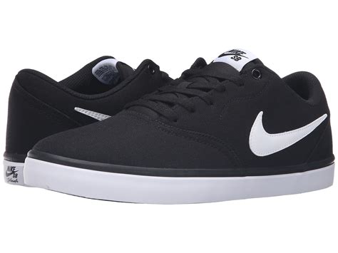 Nike Sb Check Solar Cnvs Black/White Men's 